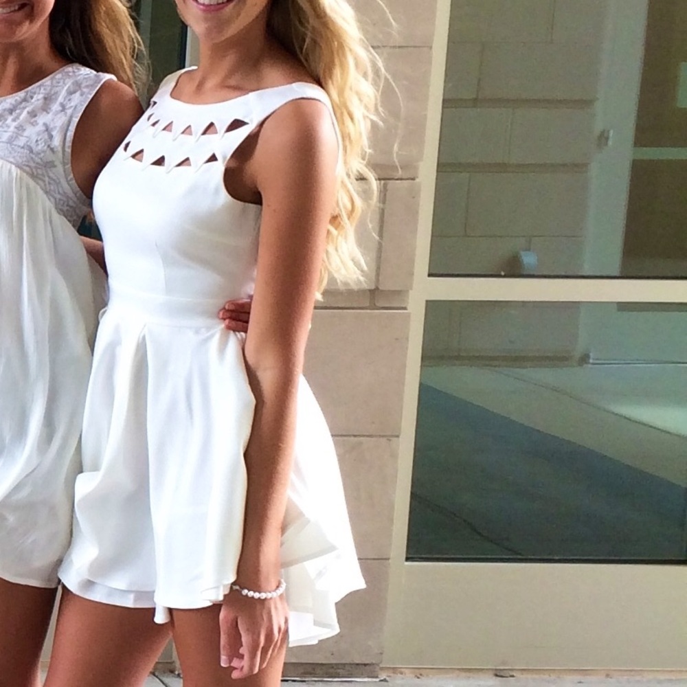 White Lulus Dress